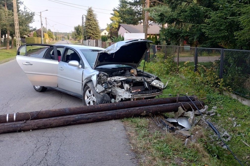 Kobieta uderzyła autem w słup. Policjanci nie mogli uwierzyć w to, co odkryli