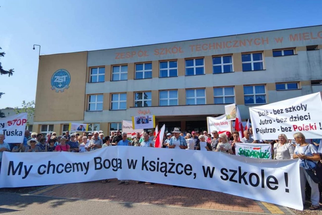 Miałem dwie godziny religii tygodniowo. Nie rozumiem, jak można protestować w obronie tych lekcji