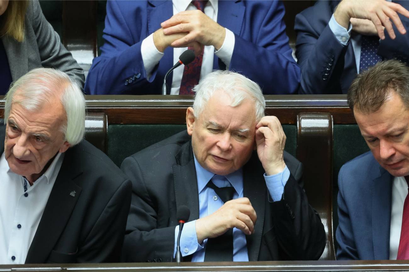 Ryszard Terlecki, Jaroslaw Kaczynski, Mariusz Blaszczak