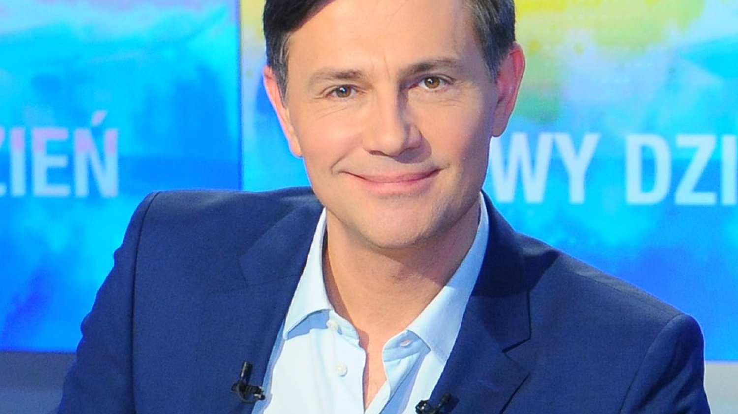 Krzysztof Ibisz w studiu Polsat News