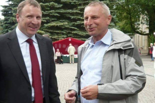 Jackowi Kurskiemu niegdyś Inowrocław bardzo się podobał, o czym świadczy to zdjęcie z Ryszardem Brejzą.