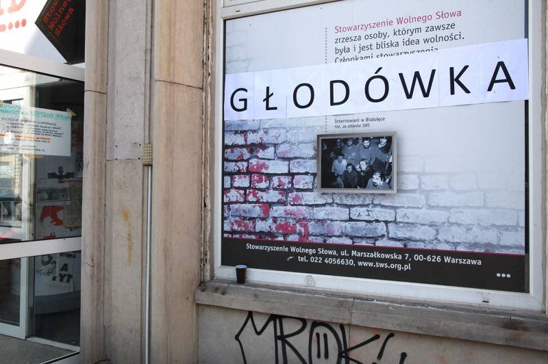 Warszawski protest głodowy w obronie historii