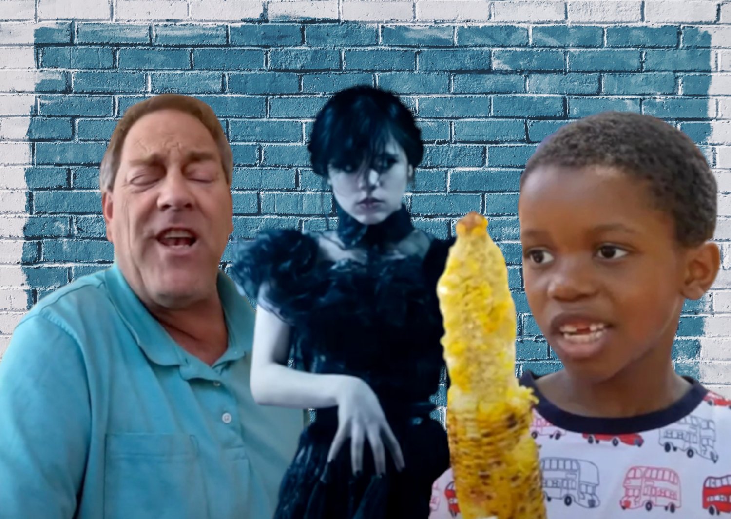 Rodger Cleye, Wednesday Addams, It's corn