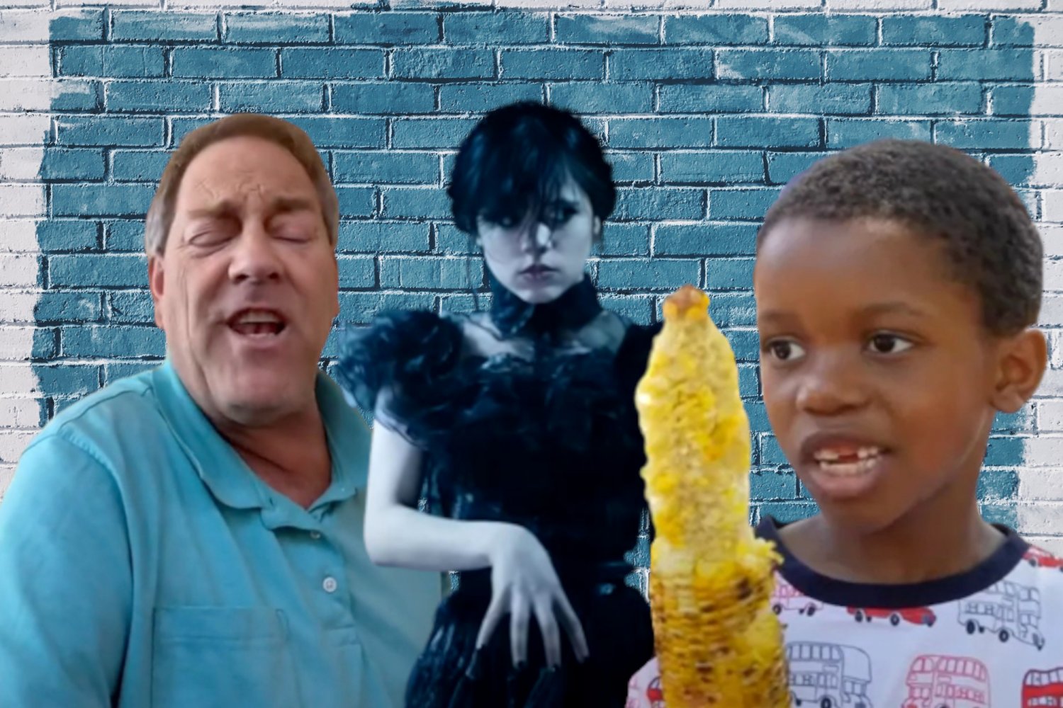 Rodger Cleye, Wednesday Addams, It's corn
