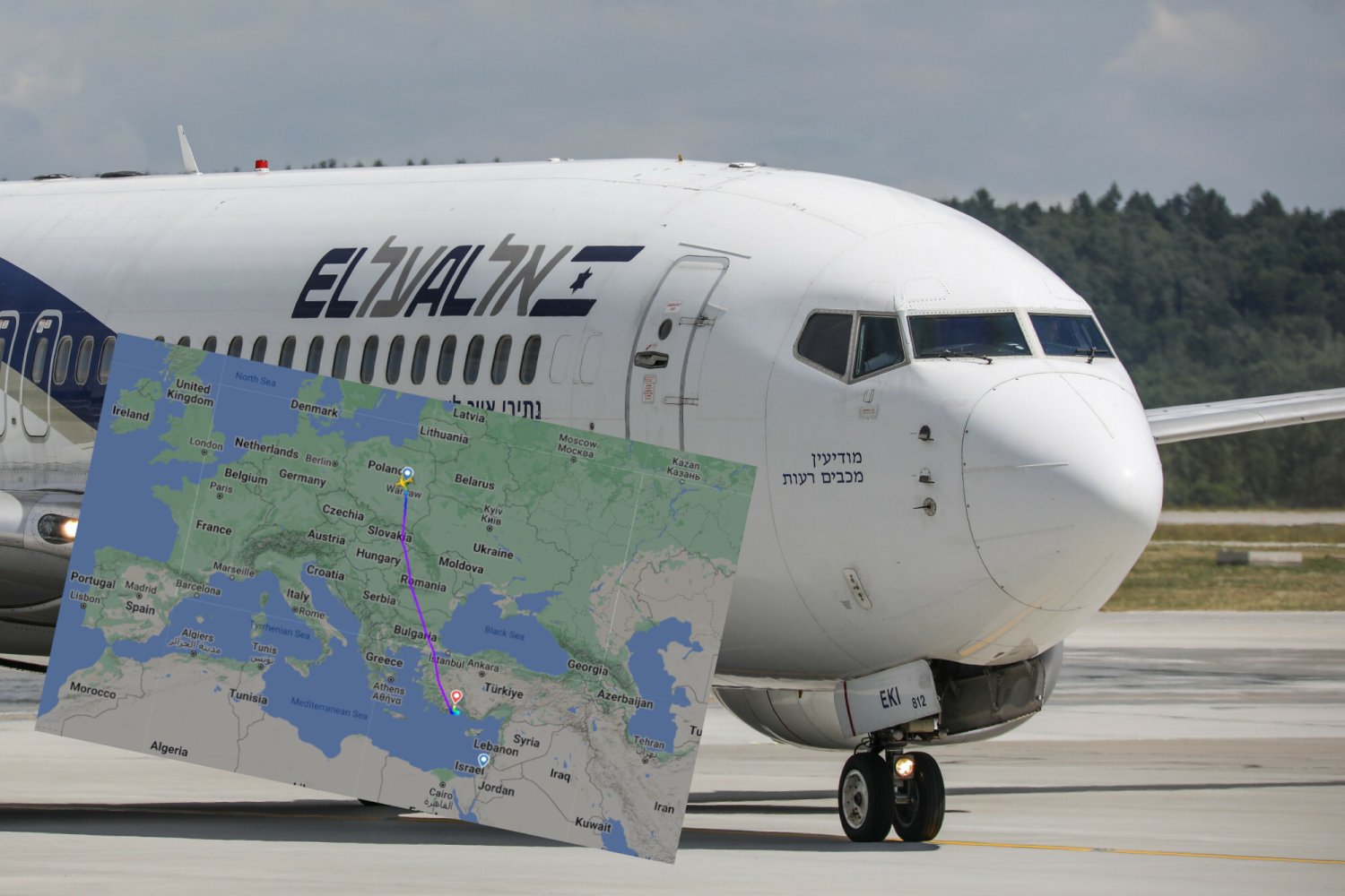 Izraelski samolot musiał awaryjnie lądować w Turcji. Leciał z Warszawy.