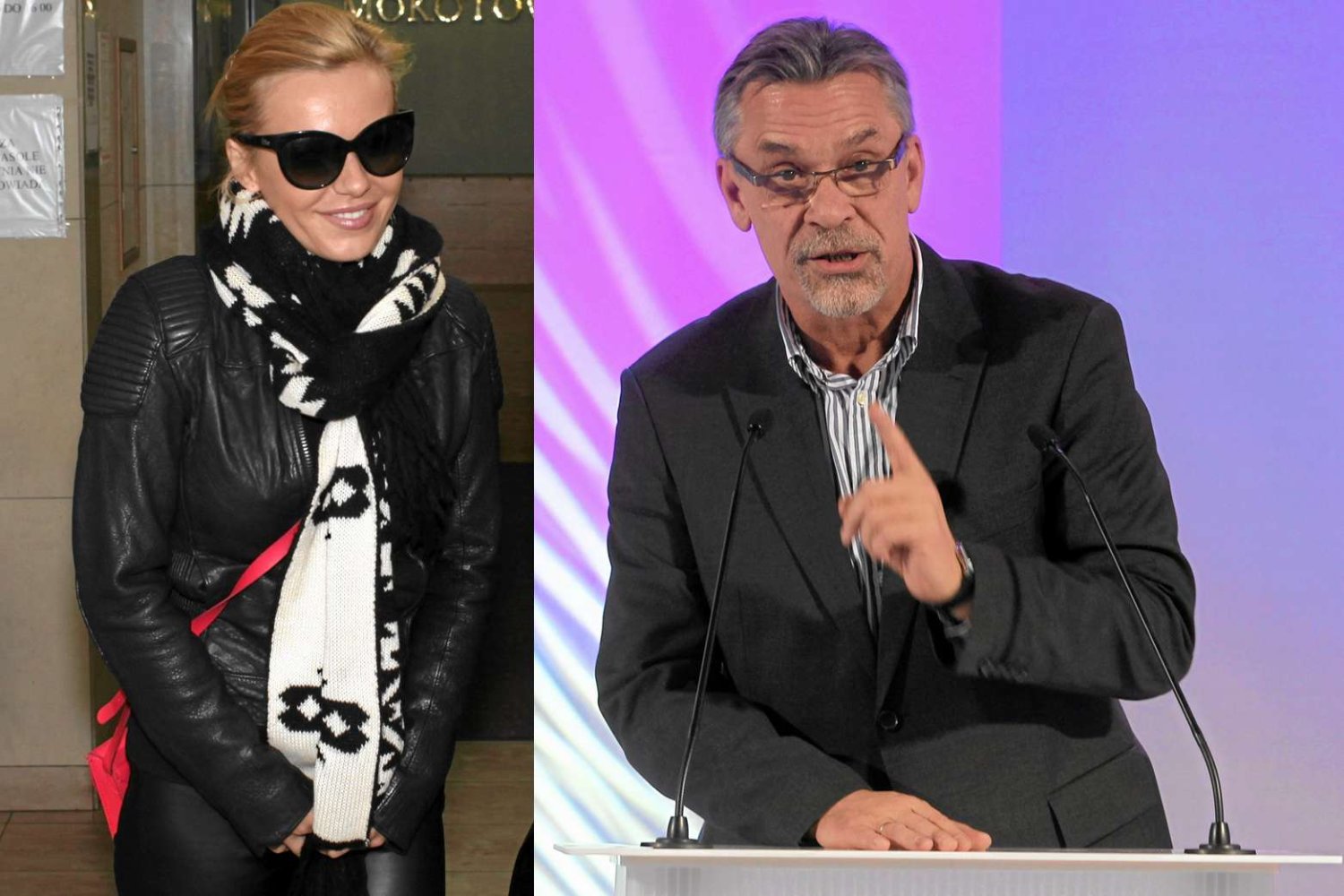 Dorota Rabczewska i Jacek Żakowski