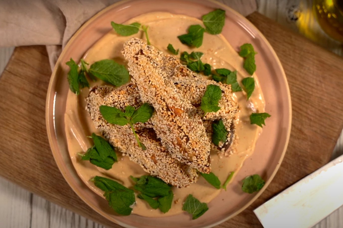 bakłażan w sezamie