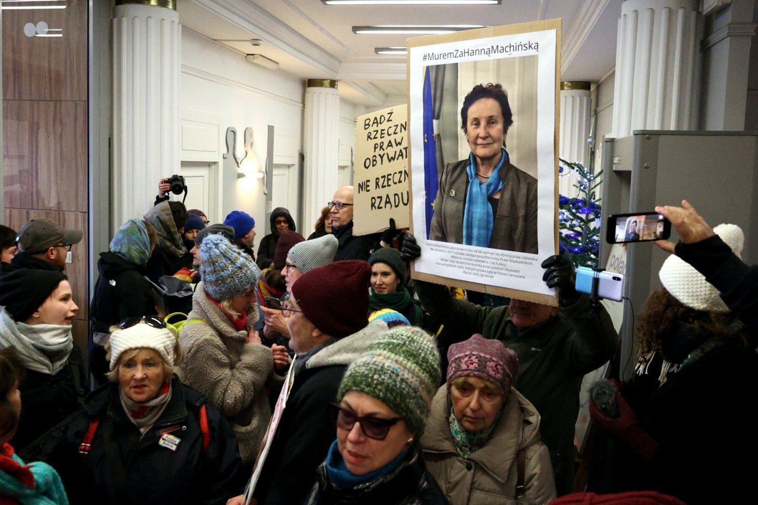 Protest w obronie Hanny Machińskiej