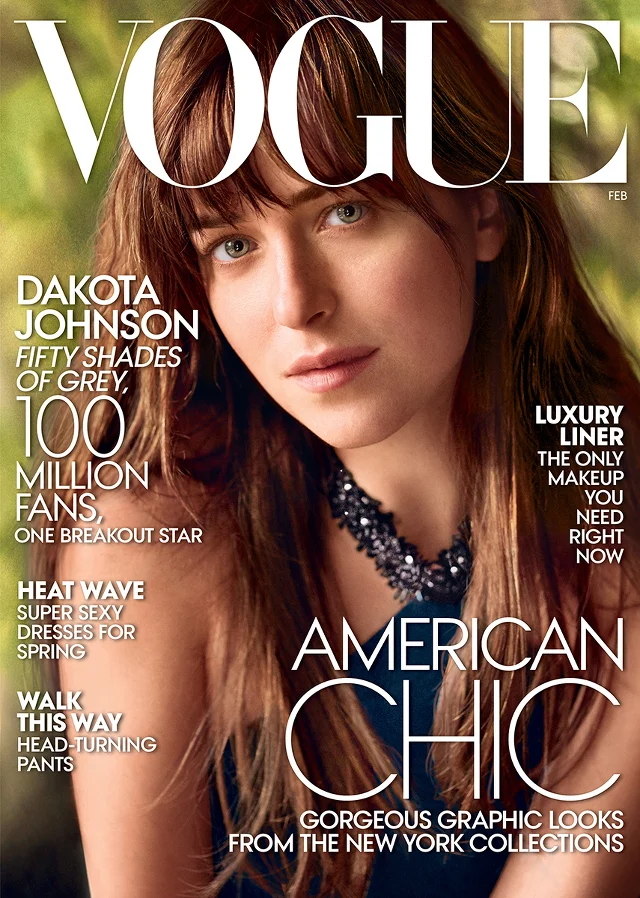 Dakota na najnowszej okładce magazynu Vogue.
