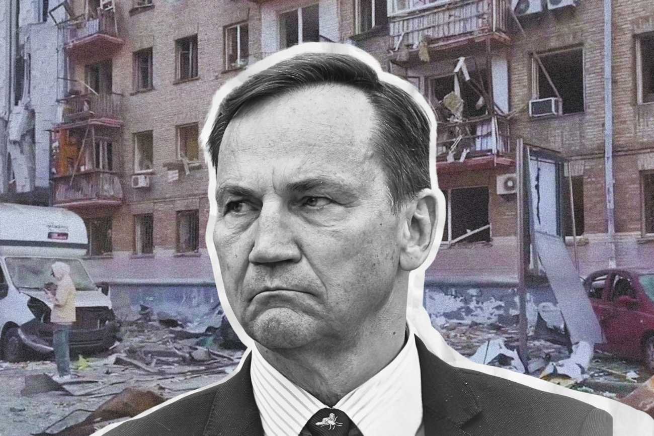Znów zmasowany atak Rosjan na Kijów. Sikorski podsumował to dziś wymownie