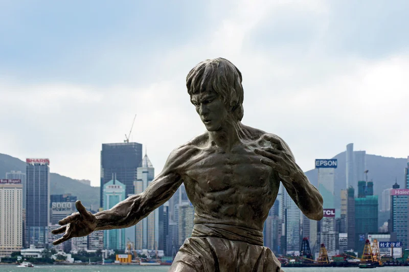 Pomnik Bruce'a Lee w Hongkongu