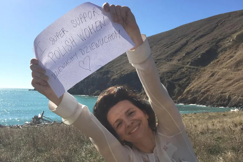 Walkę z zaostrzeniem polskiej ustawy antyaborcyjnej wsparła kilka dni temu znana aktorka Juliette Binoche.