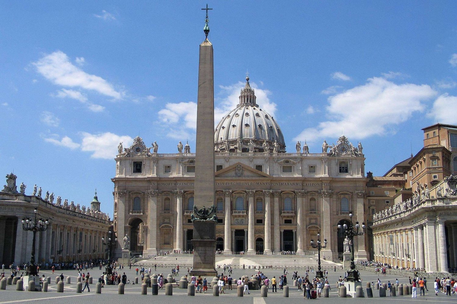 Watykan, widok na bazylikę św. Piotra