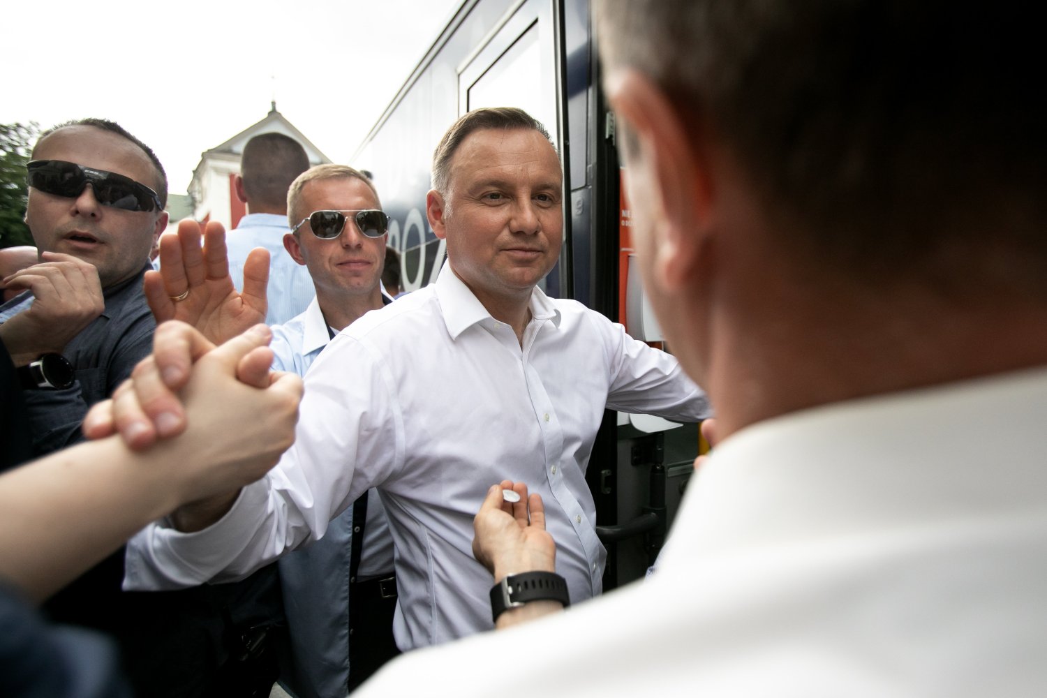 Na wiec Andrzeja Dudy w Lublinie przybył tłum