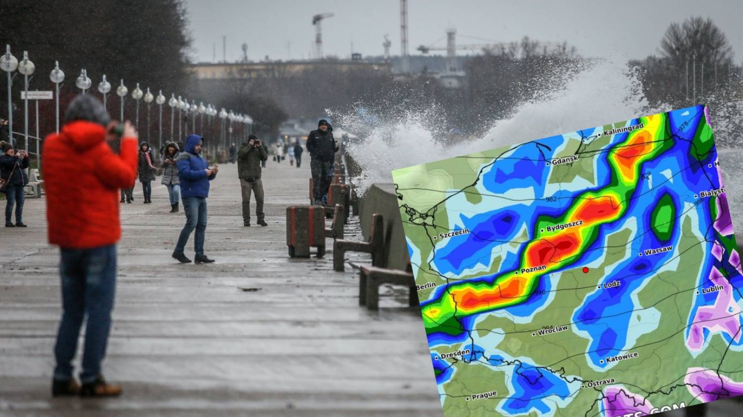 Pogoda – zaczynają się wichury, które mogą przerodzić się w orkan. Alerty