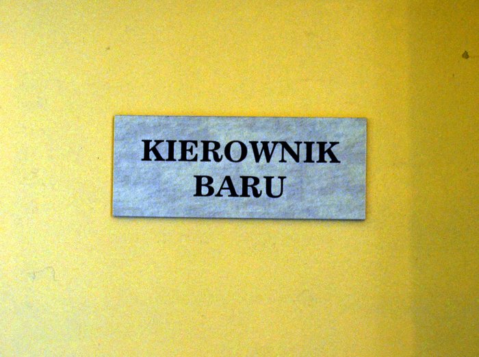 Kierownik Baru w Barze Gdańskim