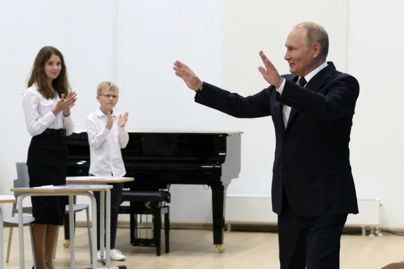 Putin spotkał się z mieszkańcami Kaliningradu. Nie trwało to nawet minuty