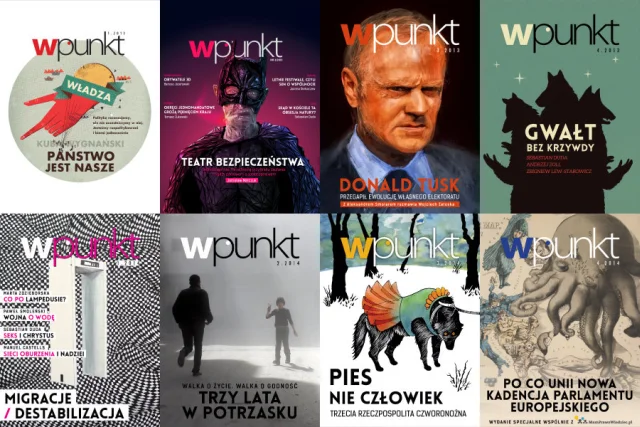 Kolejne okładki magazynu