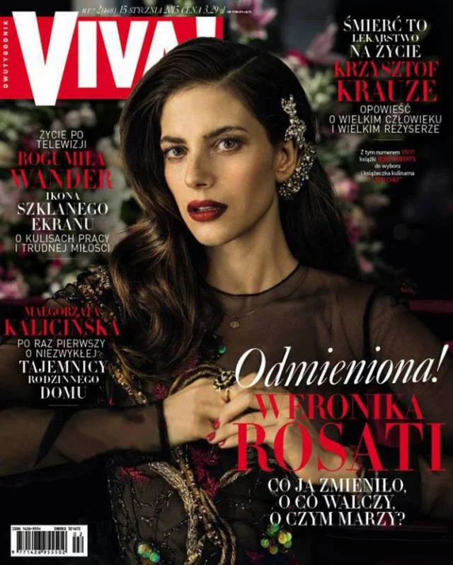 Weronika Rosati na okładce "Vivy!"