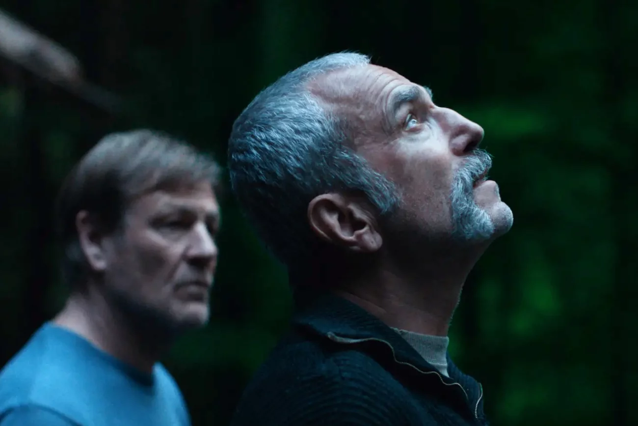 Sean Bean i Daniel Day-Lewis w filmie "Anemone"