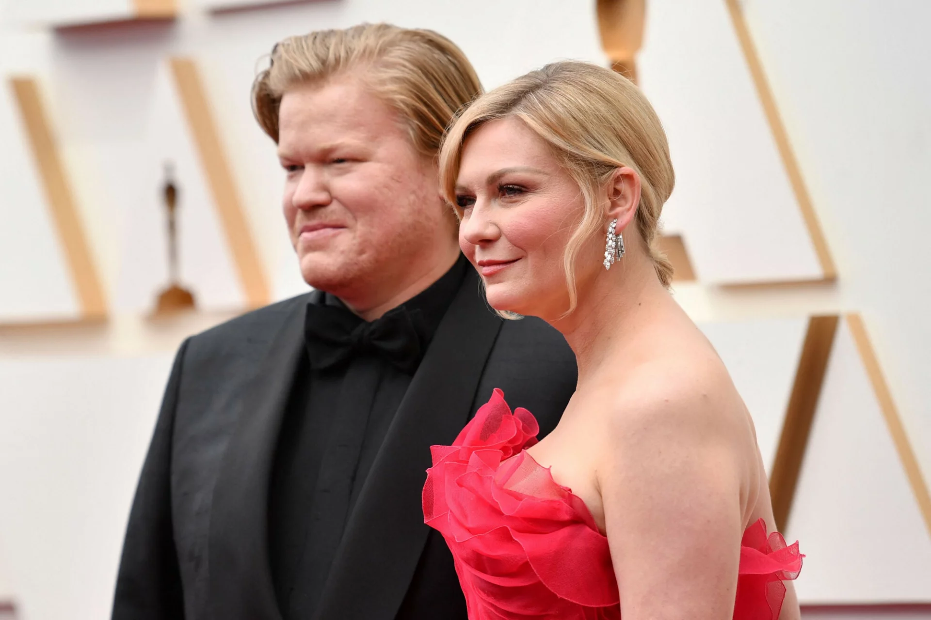 Kirsten Dunst i Jesse Plemons na oscarowej gali w 2022 roku