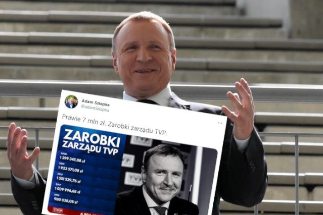 Adam Szłapka ujawnił wysokość zarobków zarządu TVP.