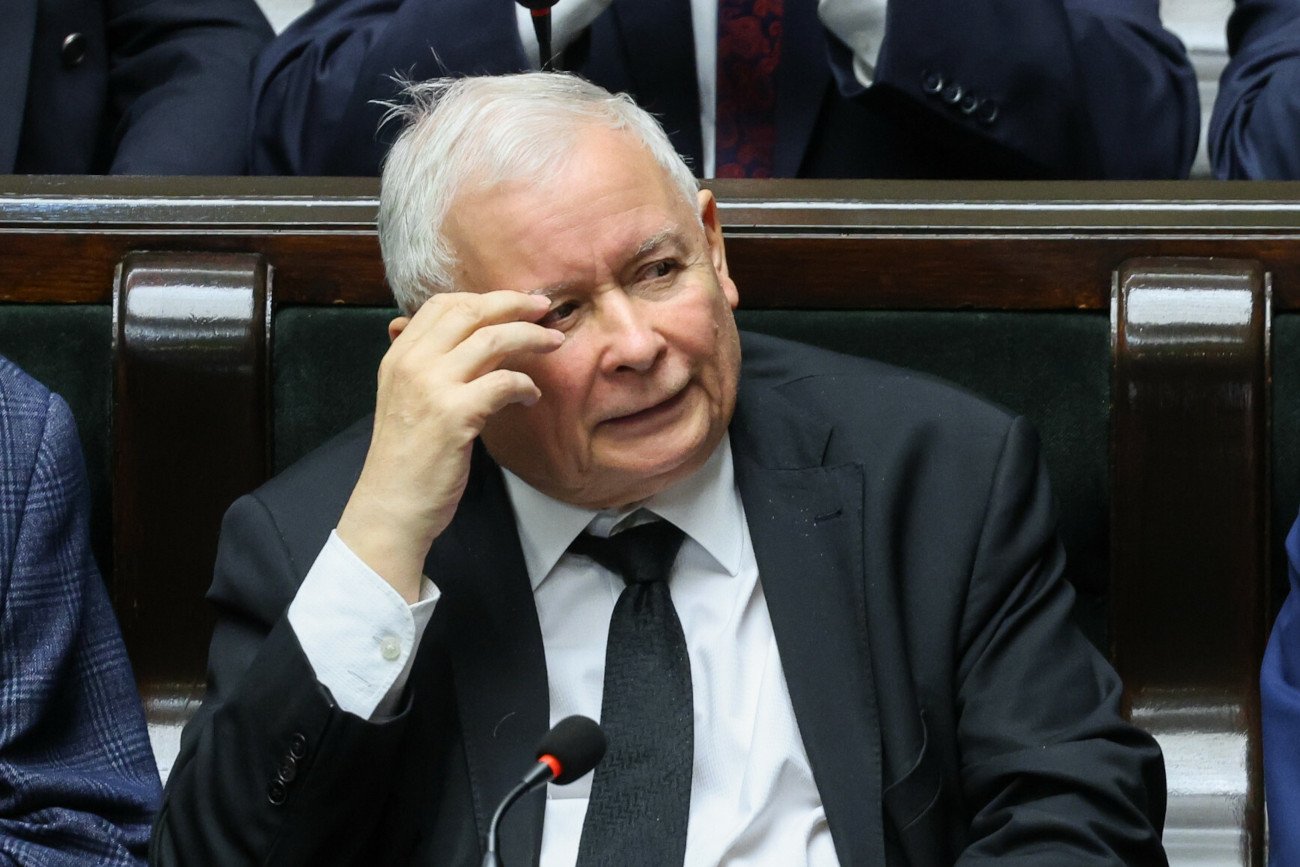 Prezes PiS Jarosław Kaczyński.