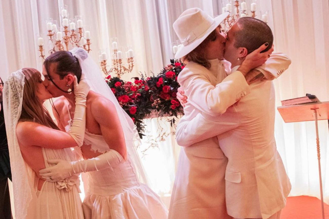 Podwójny "ślub" Måneskin. Zdjęcia muzyków z ceremonii robią furorę w sieci