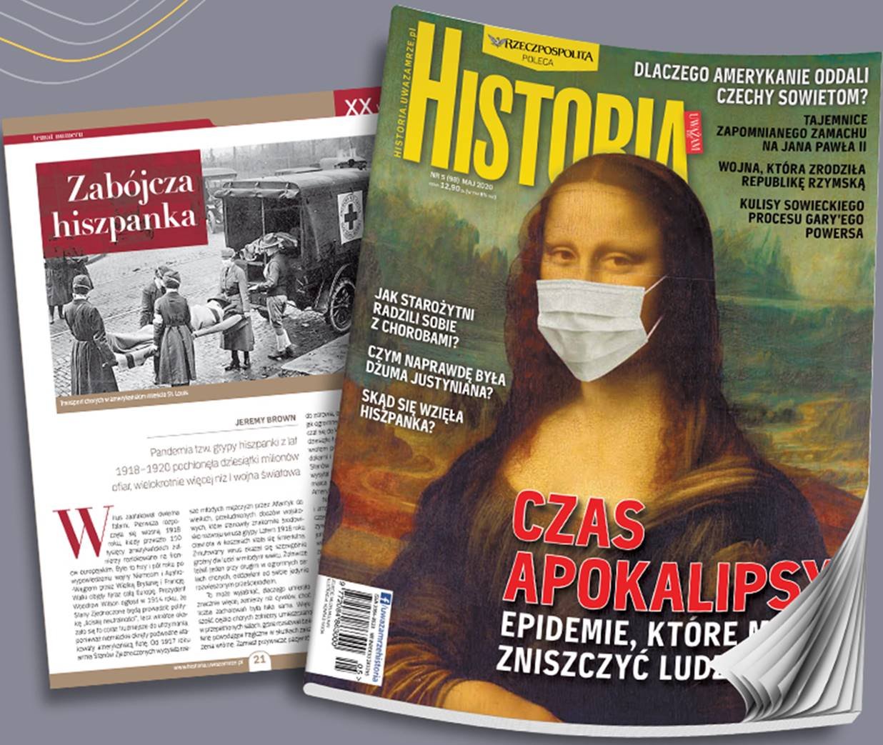 Okładka najnowszego numeru miesięcznika Uważam Rze Historia