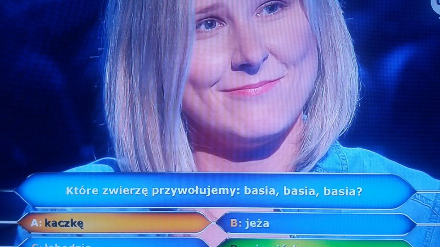 Pytanie o wiewiórkę zaskoczyło panią Agatę.