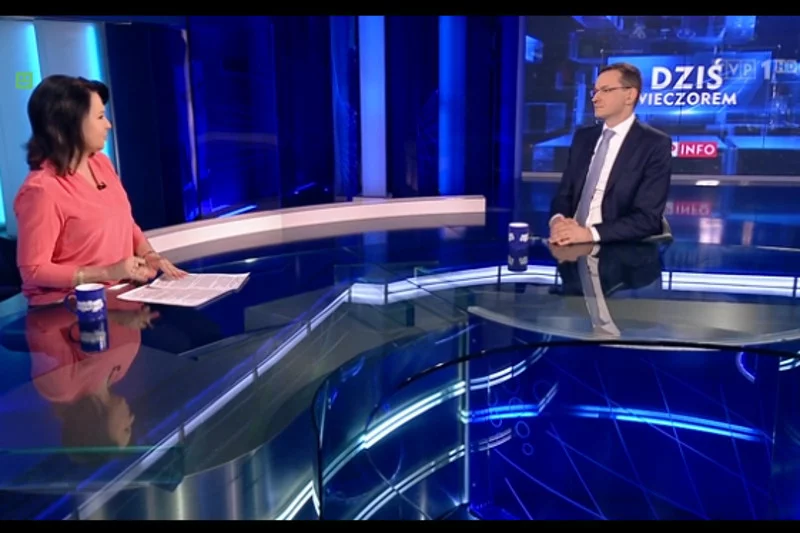 Morawiecki uspokaja Holecką: Nie ma żadnego 40% podatku. I zapowiedzi ministra nazywa "plotkami"