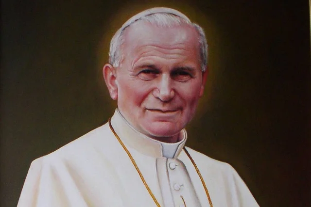 Portret Jana Pawła II autorstwa Zbigniewa Kotyłły