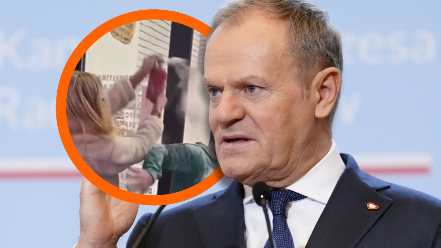 Tusk dodał wymowny wpis. Chodzi o akcje Schreiber i Ostatniego Pokolenia.