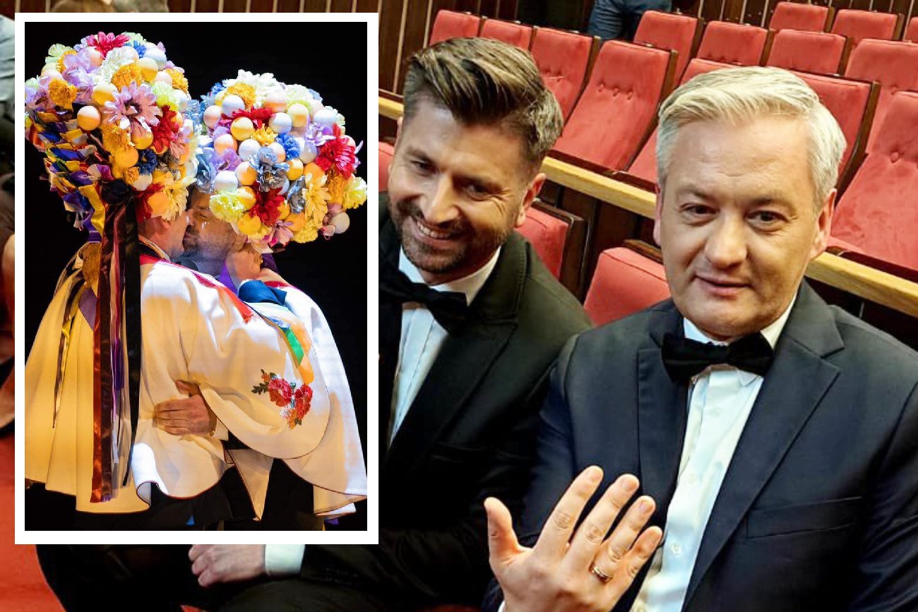 Biedroń i Śmiszek wzięli symboliczny ślub. "Po 23 latach w związku"