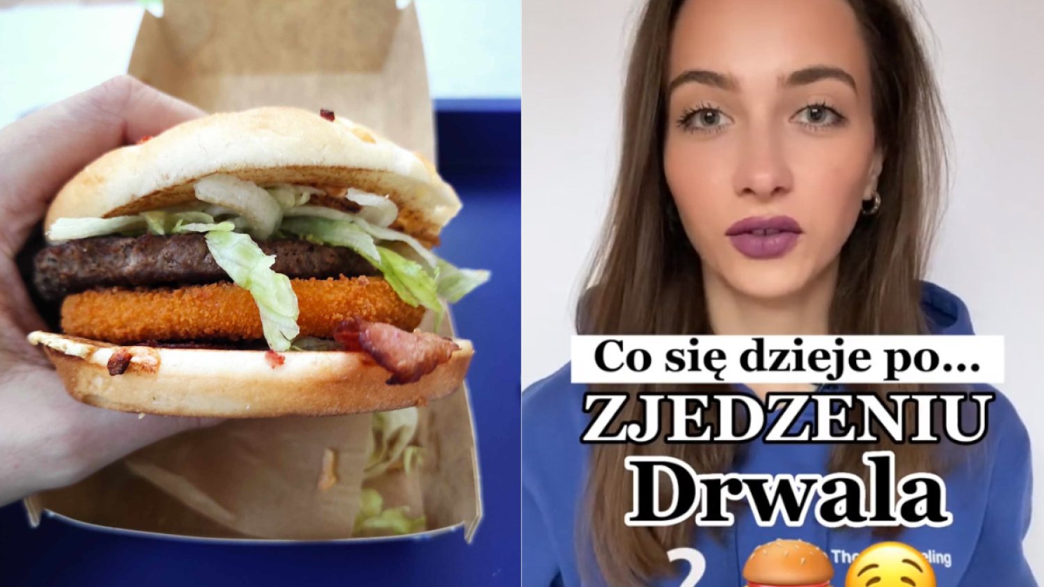 Burger Drwala 2023 skład cena kalorie czy zdrowy dietetyczka tiktok