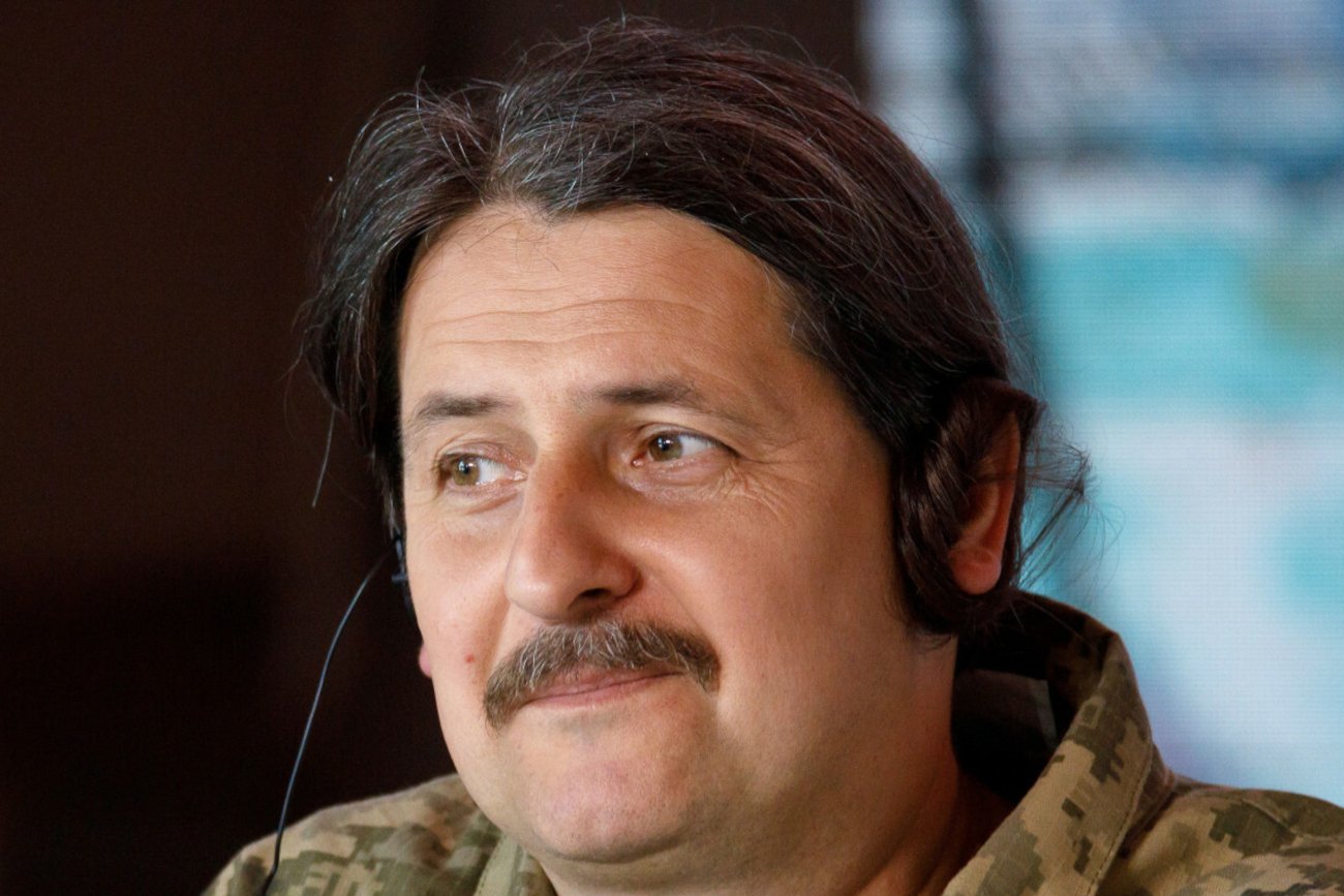 Ukraiński żołnierz i artysta Taras Kompaniczenko przyjechał do Polski.