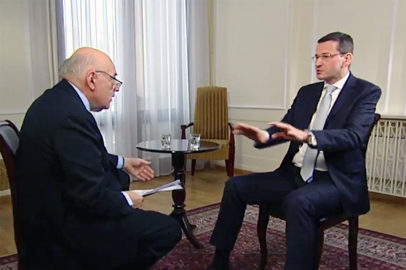 Mateusz Morawiecki przekonywał w programie "Conflict Zone", że prawo nie jest w państwie najważniejsze...