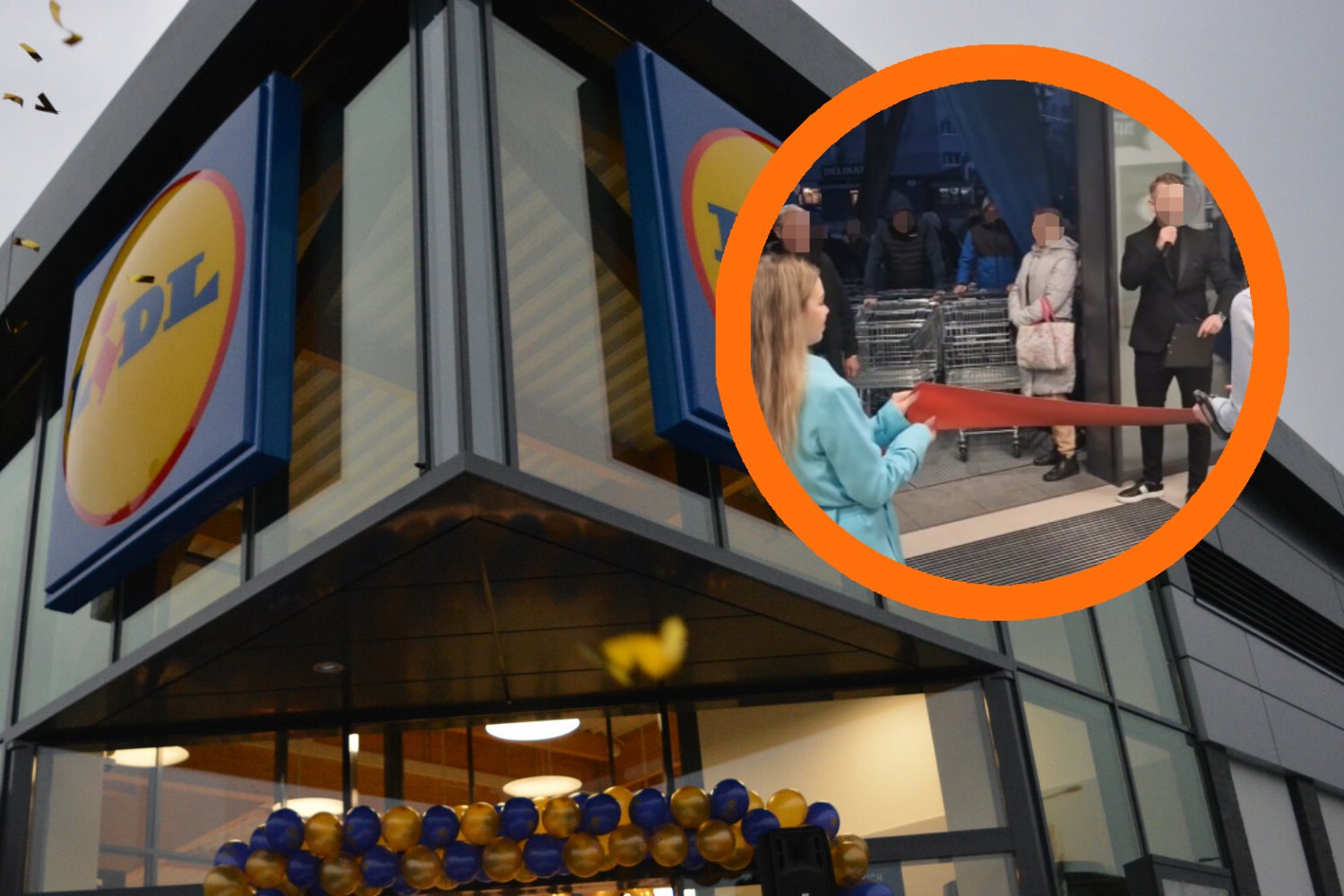 Bitwa o sprzęt i odkurzacze w Lidlu. Otwarcie nowego sklepu w Częstochowie Nowy Lidl w Częstochowie przy ul. PCK. Bitwa o sprzęt na zdjęciach