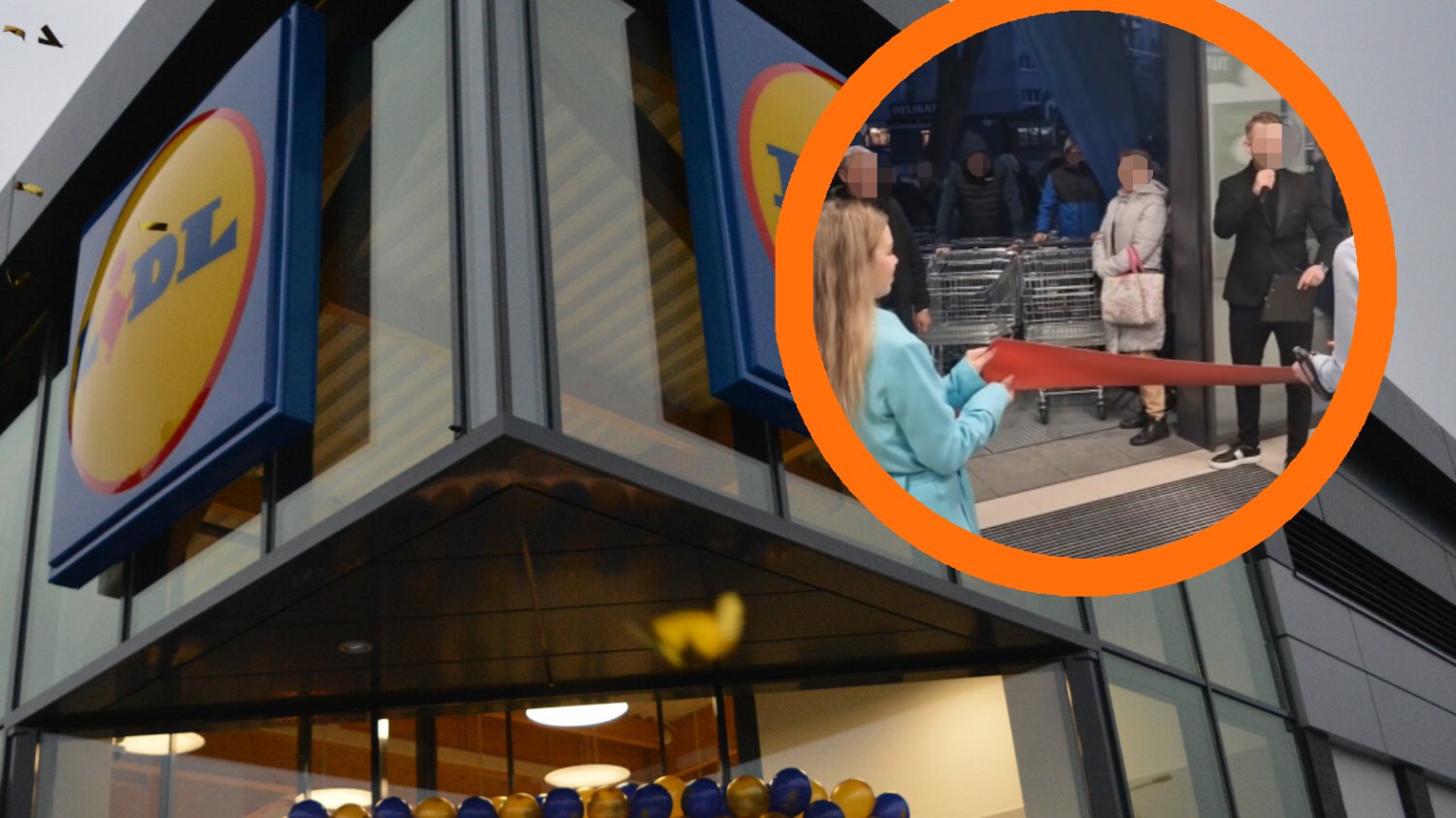 Nowy Lidl w Częstochowie przy ul. PCK. Bitwa o sprzęt na zdjęciach