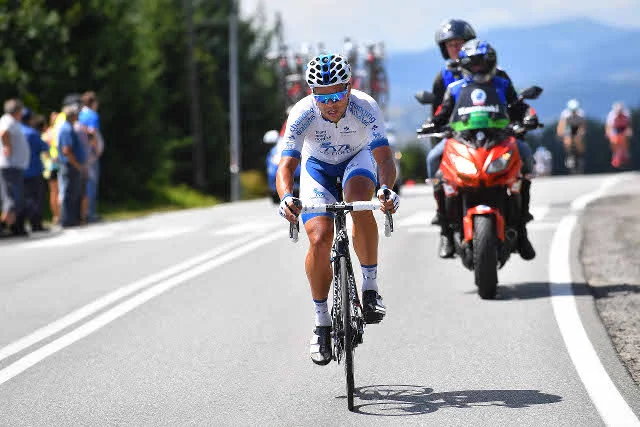 Chris Williams na trasie Tour de Pologne