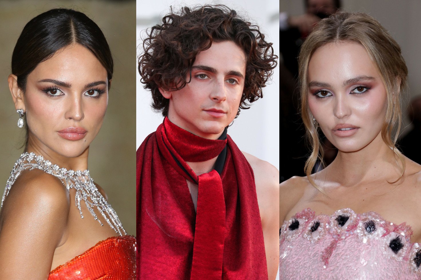 Z kim spotykał się Timothee Chalamet? Byłe dziewczyny Timothee Chalameta Eiza Gonzalez, Timothee Chalamet, Lily-Rose Depp