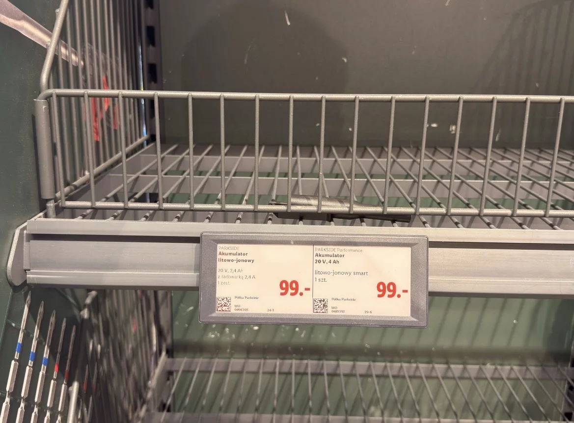 Lidl wyprzedaje po cichu za 69 zł Lidl, akumulator Parkside