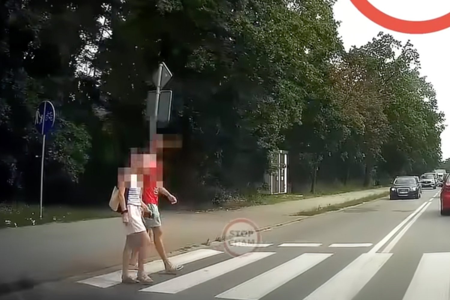 Pokazał, jak piesi "wtargnęli" mu przed maskę. Nagranie rozpaliło dyskusję, kto ma rację