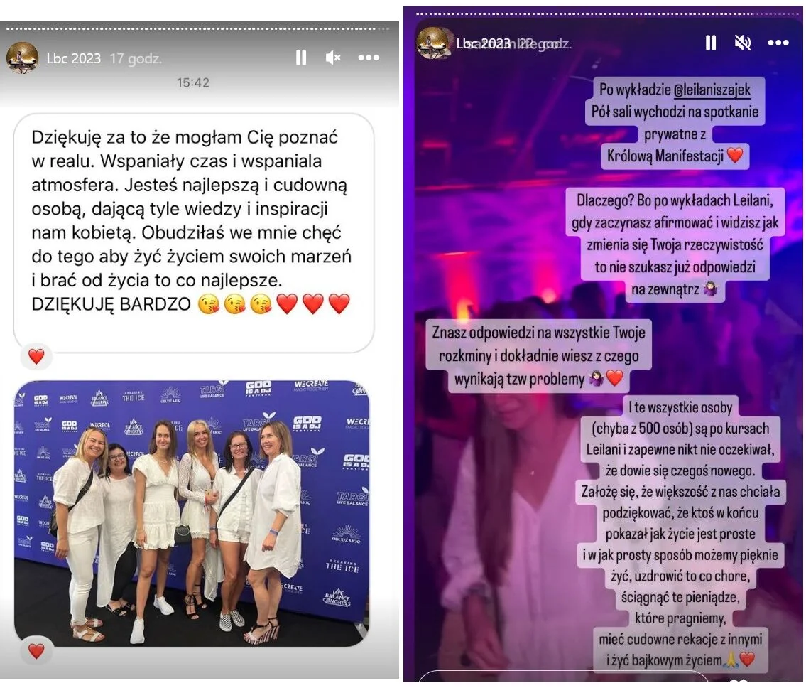 Leilani Szajek manifestacja pieniędzy kurs opinie leczenie raka sekta Leilani Szajek manifestacja pieniędzy kurs opinie leczenie raka sekta