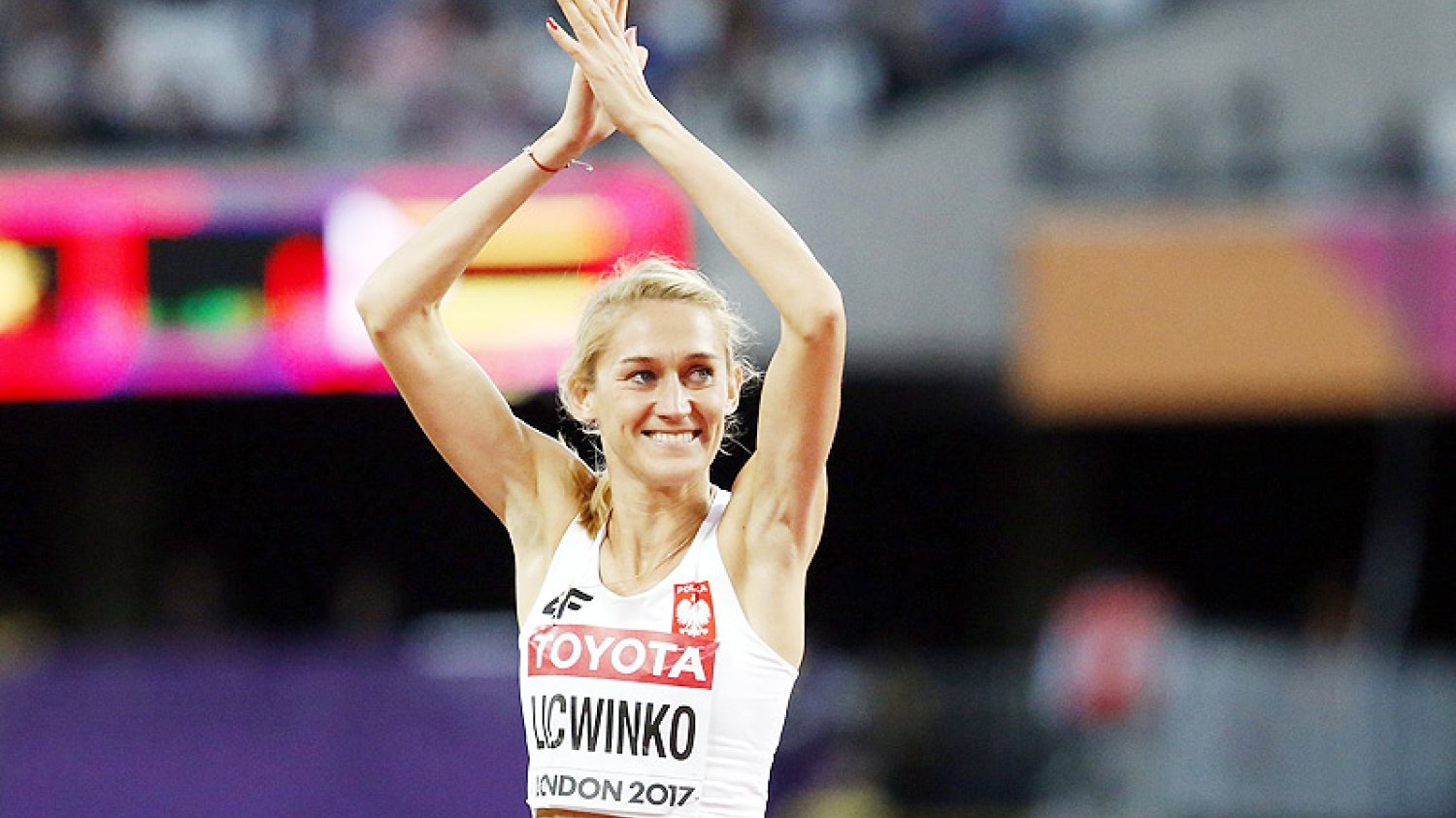 Kamila Lićwinko zdobyła brązowy medal w skoku wzwyż na Lekkoatletycznych Mistrzostwach Świata w Londynie.