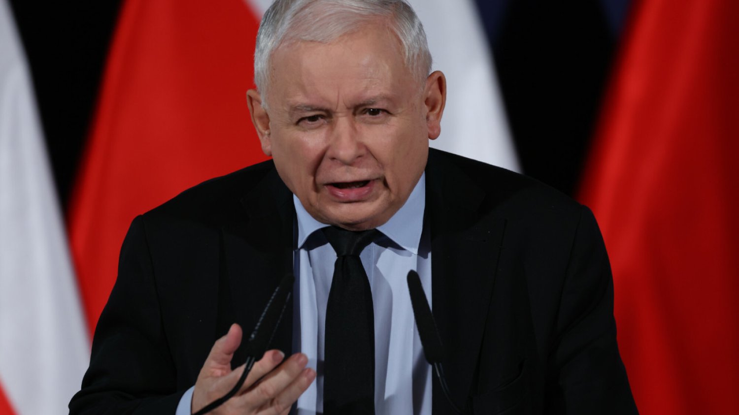 Jarosław Kaczyński zarzucił Donaldowi Tuskowi planowanie rozbioru Ukrainy.