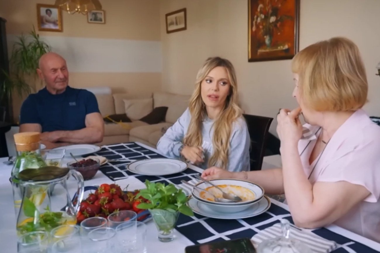 Doda odwiedziła rodziców.