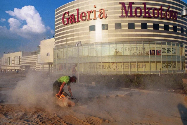 Tuż przed otwarciem Galerii Mokotów.