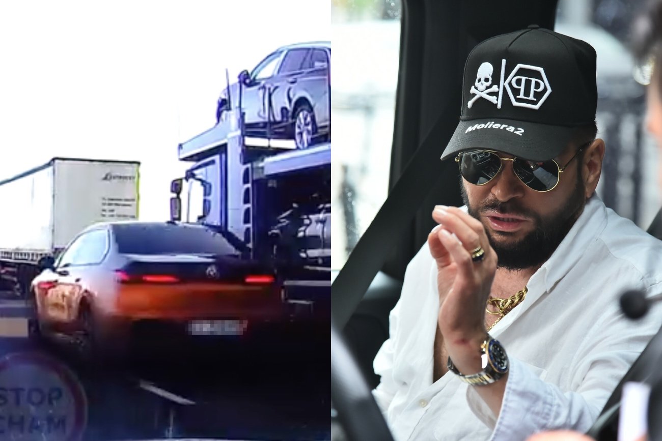 Nagrali luksusowe auto Rutkowskiego pędzące po A2. Detektyw jechał korytarzem życia? Krzysztof Rutkowski pędził BMW korytarzem życia po A2> Twierdzi, że nie