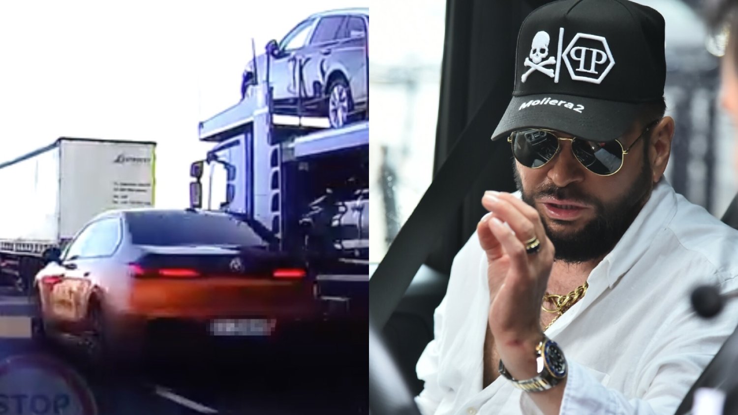 Nagrali luksusowe auto Rutkowskiego pędzące po A2. Detektyw jechał korytarzem życia? Krzysztof Rutkowski pędził BMW korytarzem życia po A2> Twierdzi, że nie